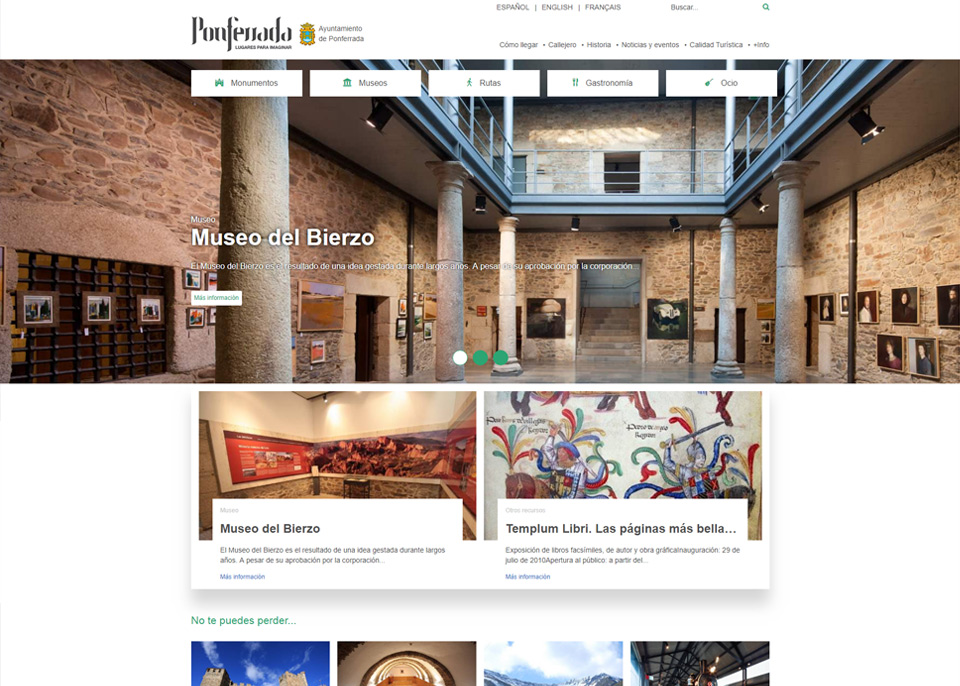 Portal de Turismo del Ayuntamiento de Ponferrada